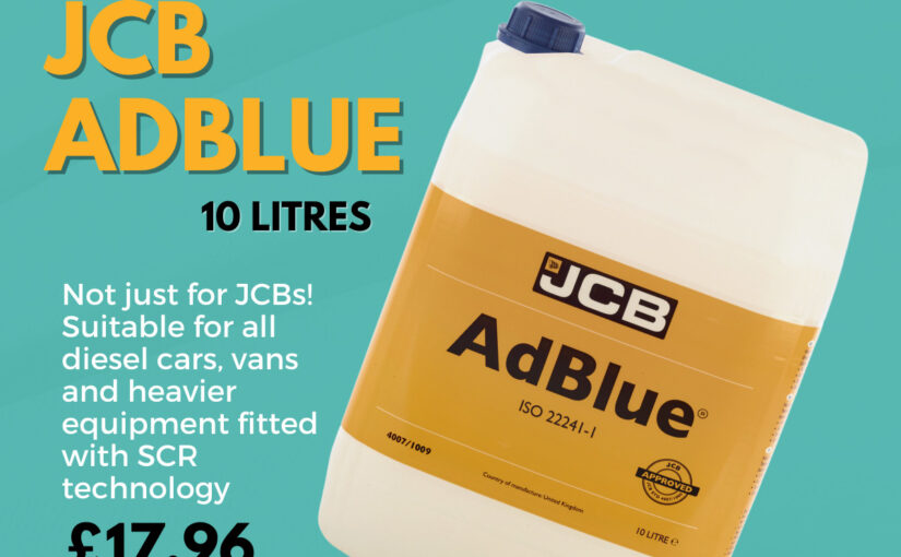 10L of JCB AdBlue for just £17.96 at Gunn JCB